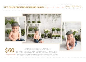 Studio spring mini session