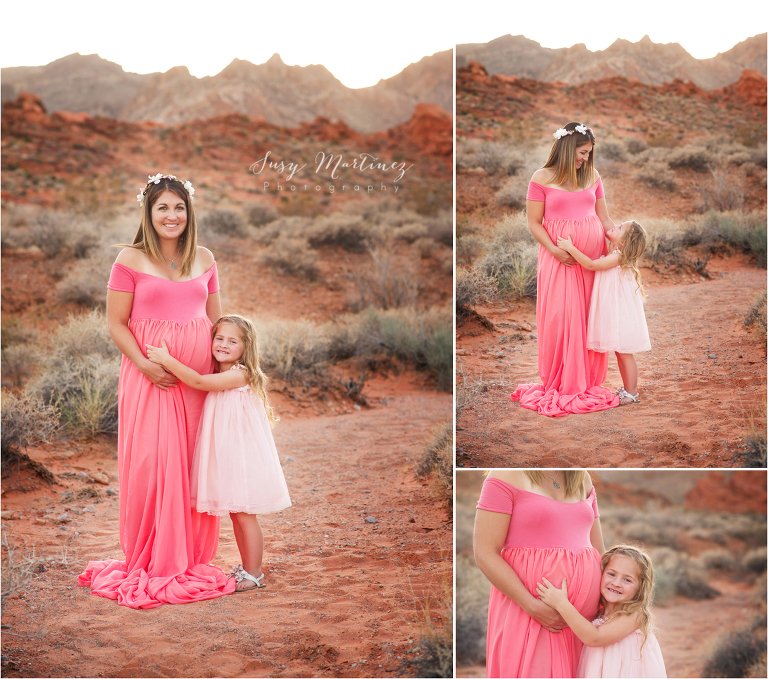 mommy and me maternity gowns