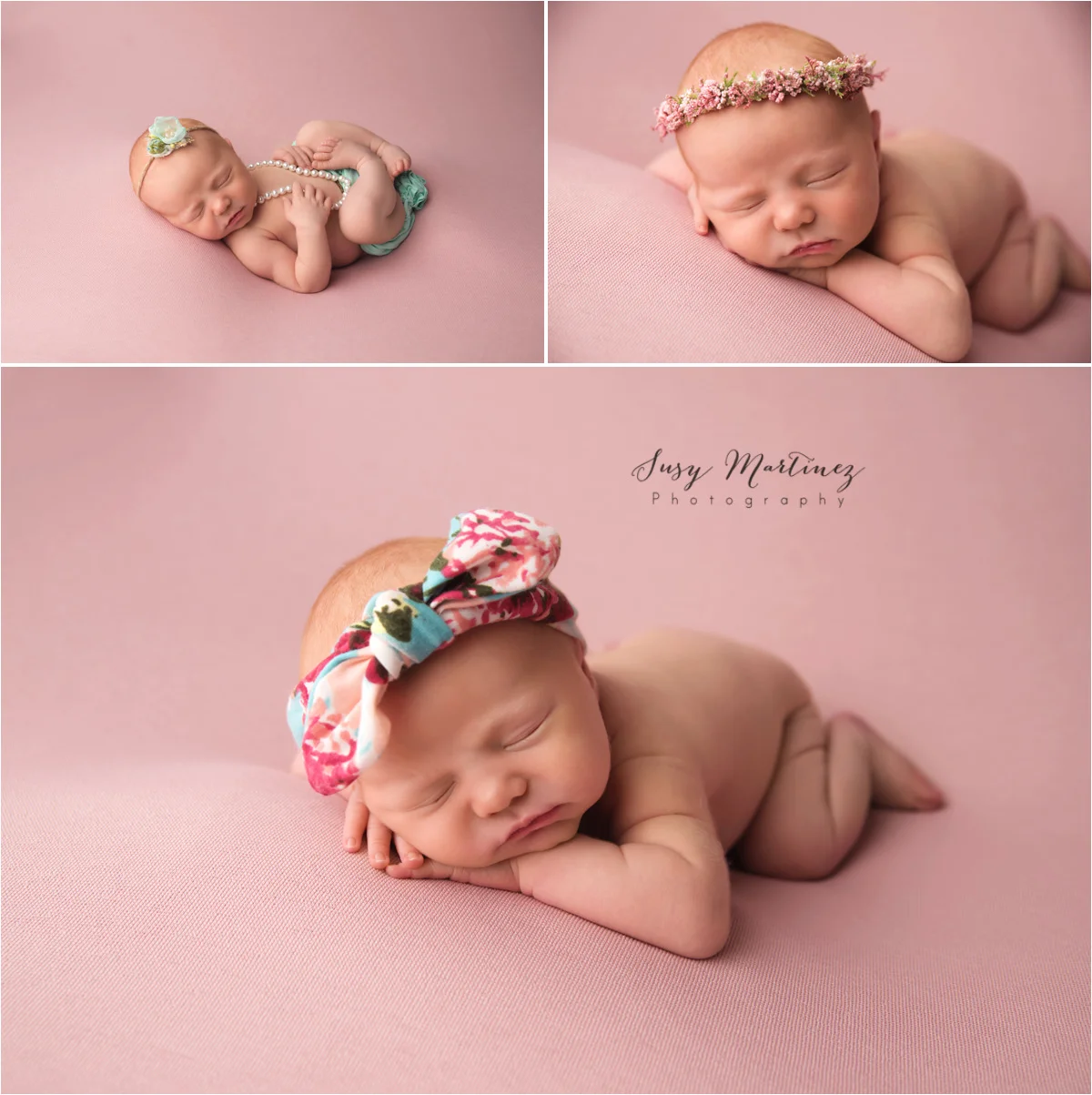 Pink and Mint Newborn Session | Henderson Newborn Photographer