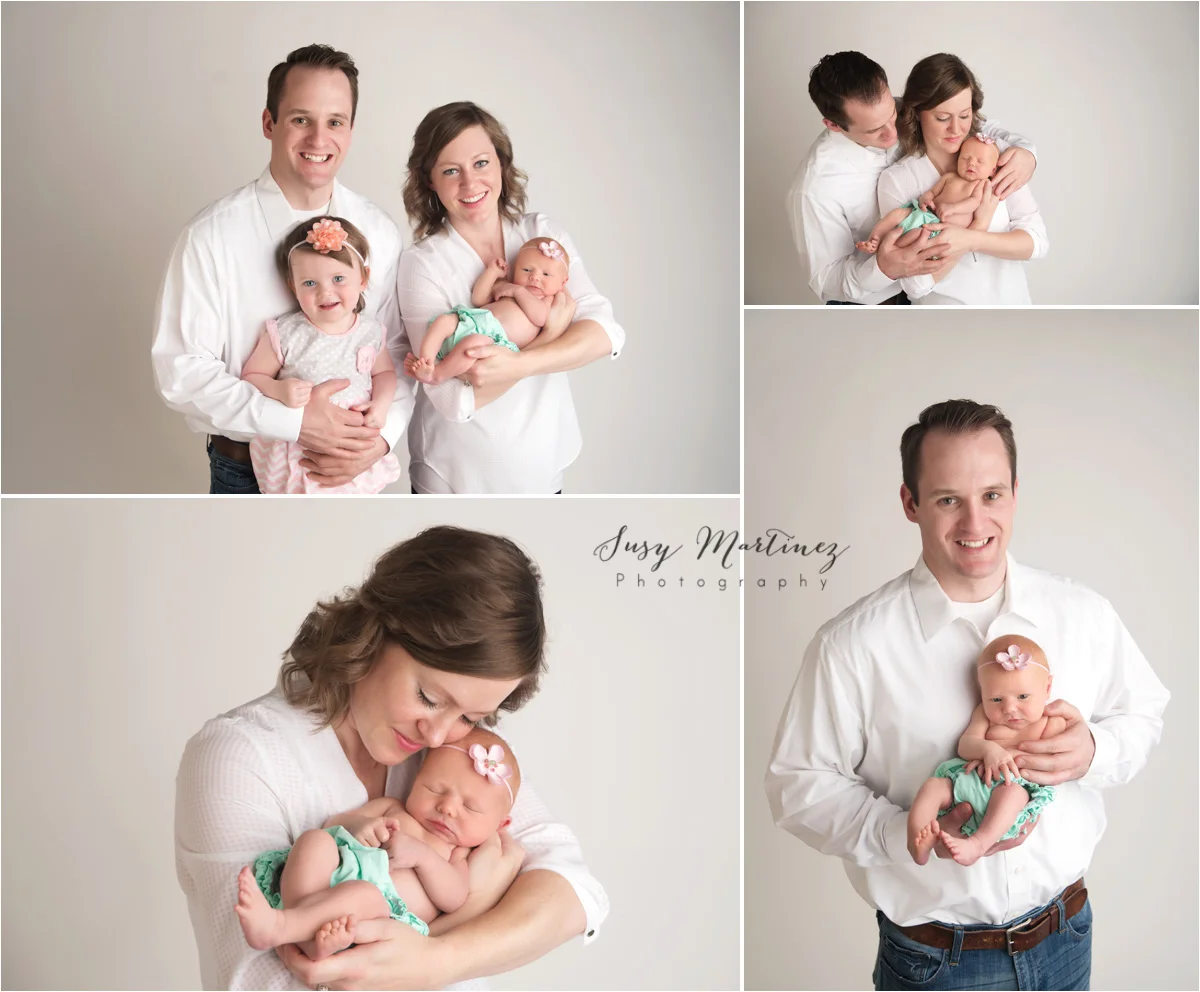 Pink and Mint Newborn Session | Henderson Newborn Photographer