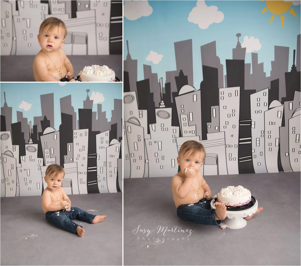 Cake Smash Session in Henderson | Studio Baby Photographer