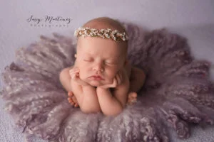Henderson Newborn Photography | Bump To Baby, purple, lavender, girl