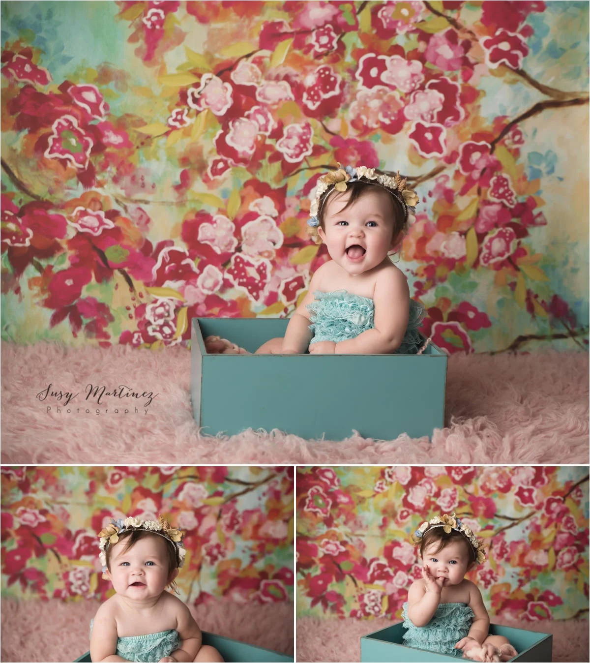 9 Month Baby Girl | Henderson Milestone Session