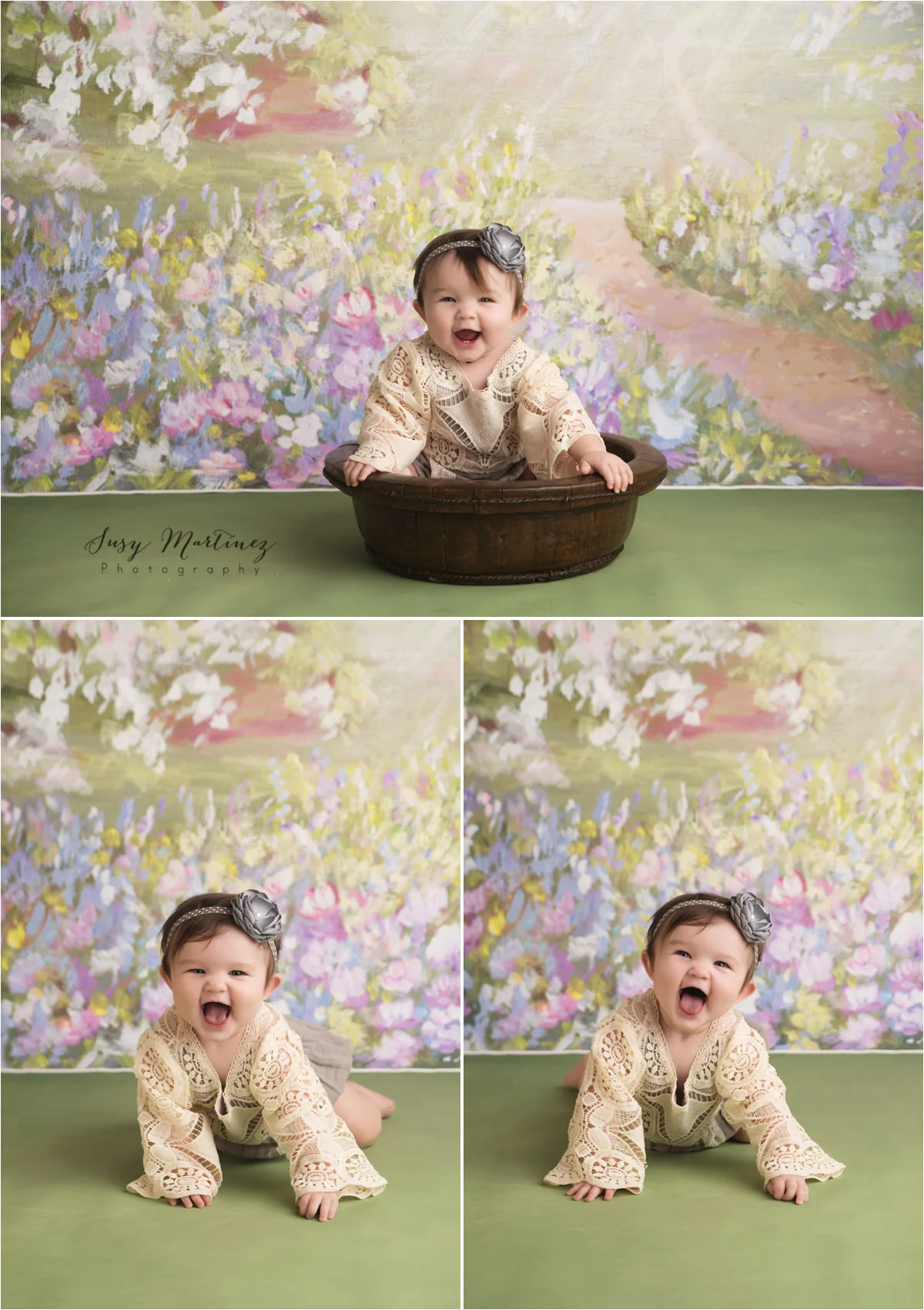 9 Month Baby Girl | Henderson Milestone Session
