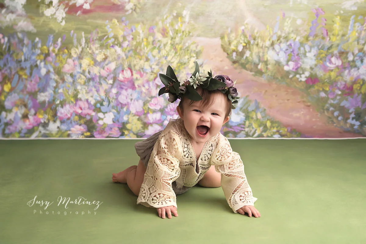 9 Month Baby Girl | Henderson Milestone Session