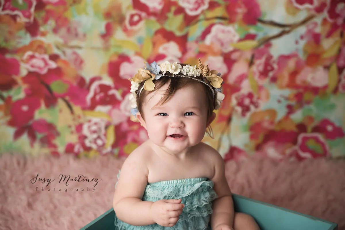 9 Month Baby Girl | Henderson Milestone Session