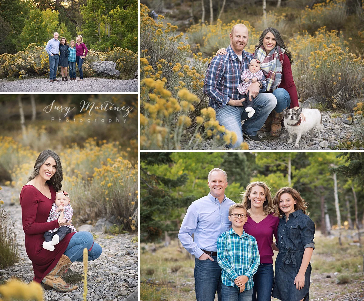 Fall mini sessions with Las Vegas family photographer Susy Martinez in the mountains