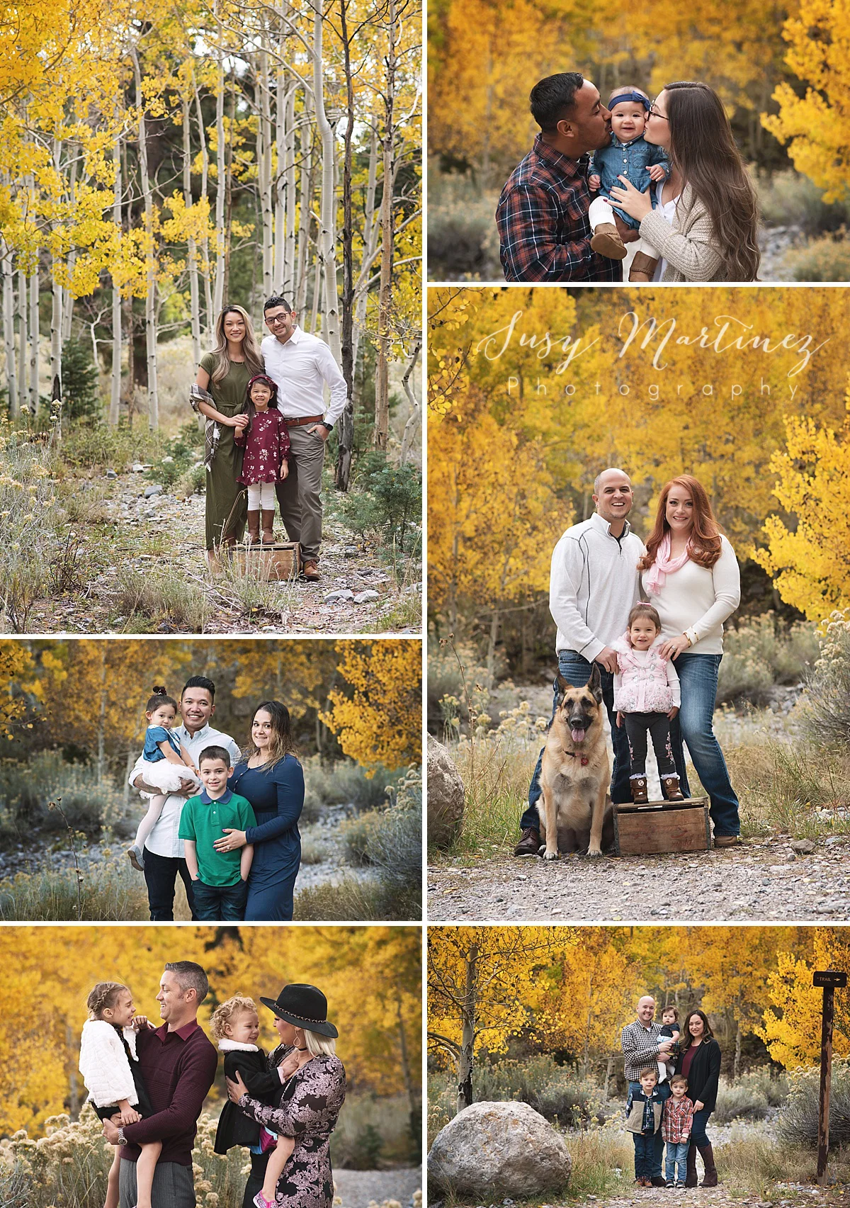 Fall mini sessions with Las Vegas family photographer Susy Martinez in the mountains