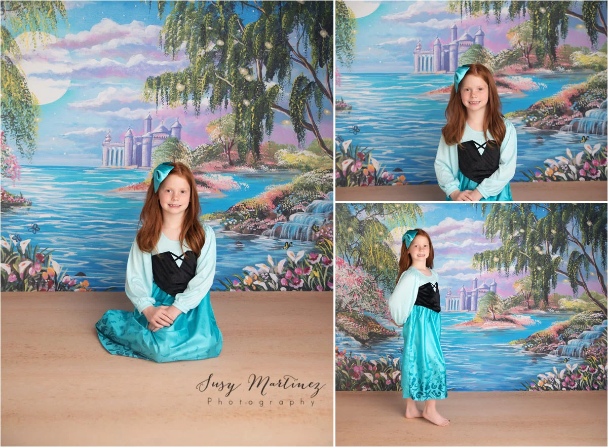 Susy Martinez Photography photographs Little Mermaid inspired setup