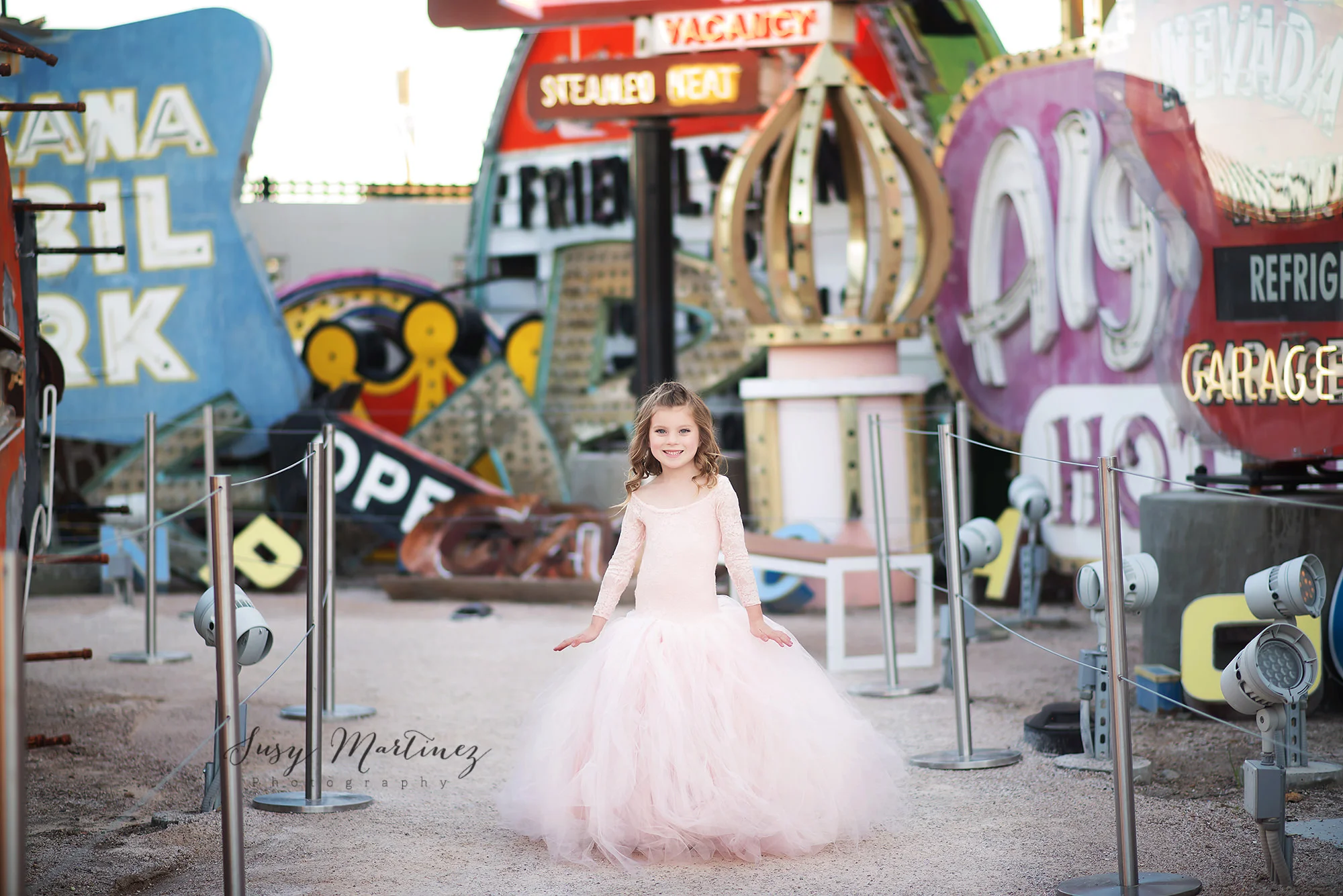girl in Sew Trendy Accessories gown photographed by Susy Martinez Photography