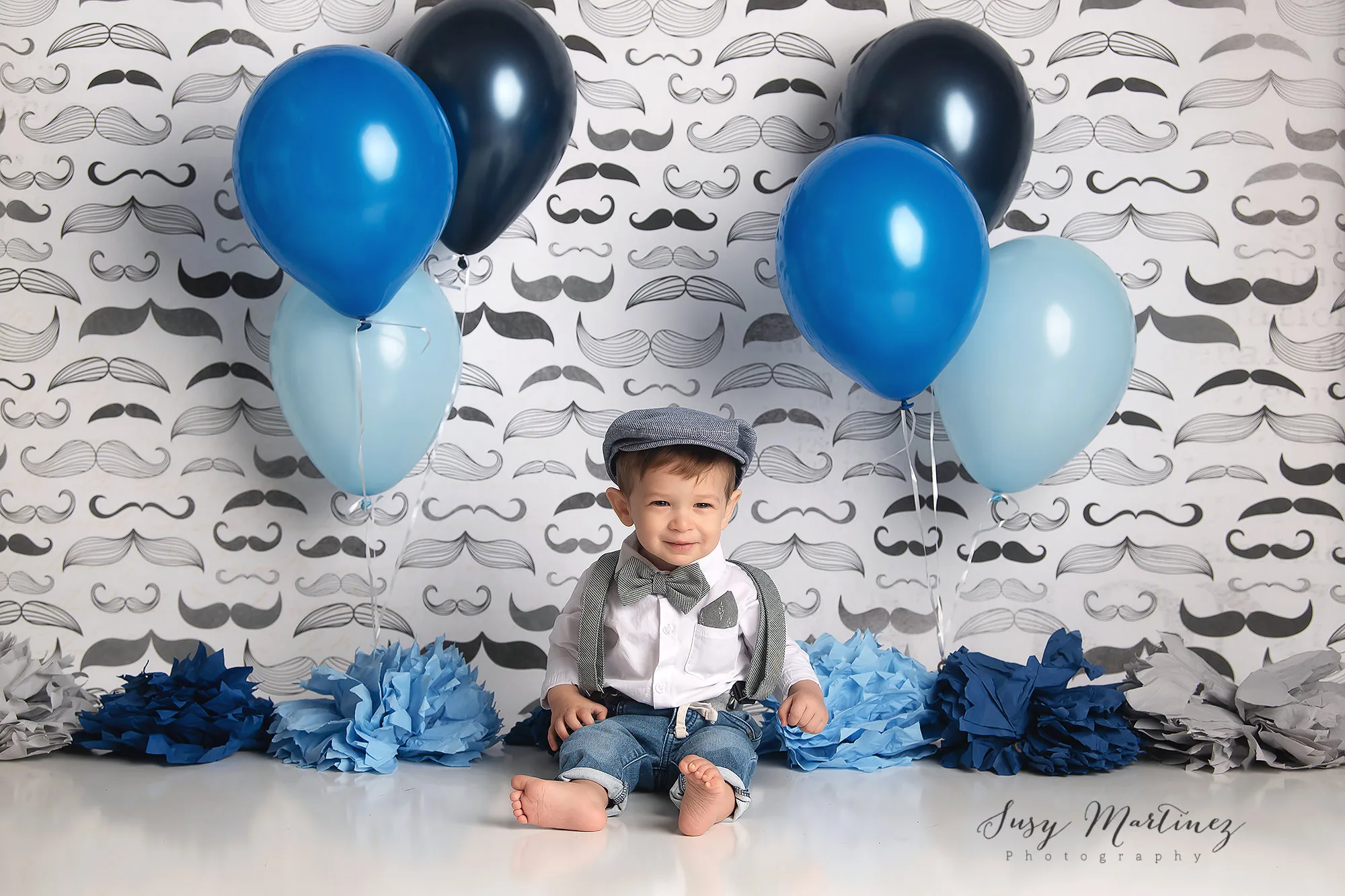 first birthday milestone portraits for Las Vegas toddler
