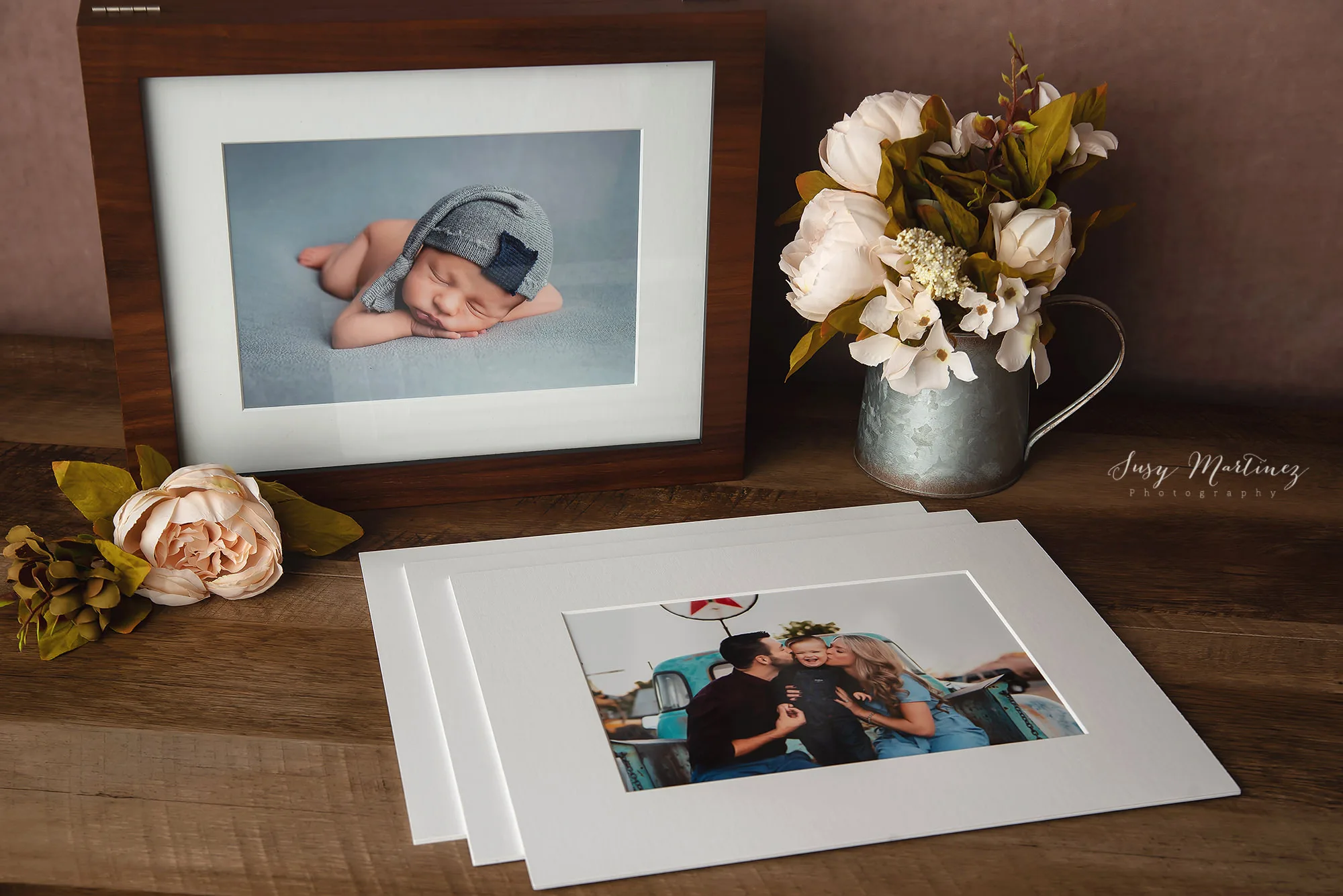 Product shots_0080 Matted print with wood box