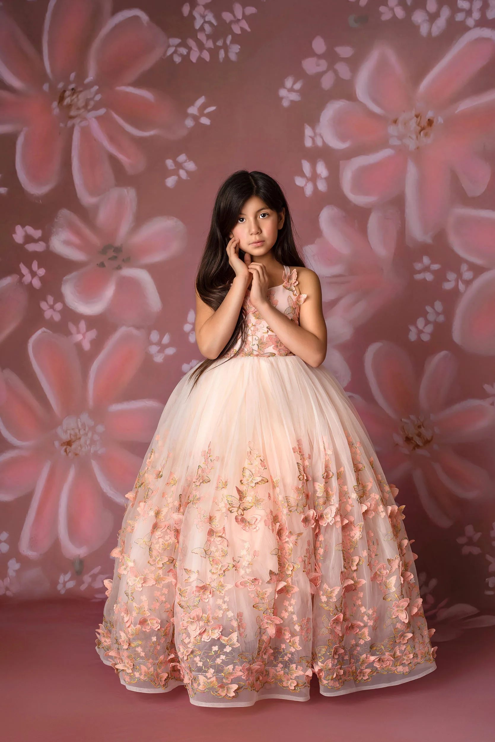 fine art child photos las vegas princess gown