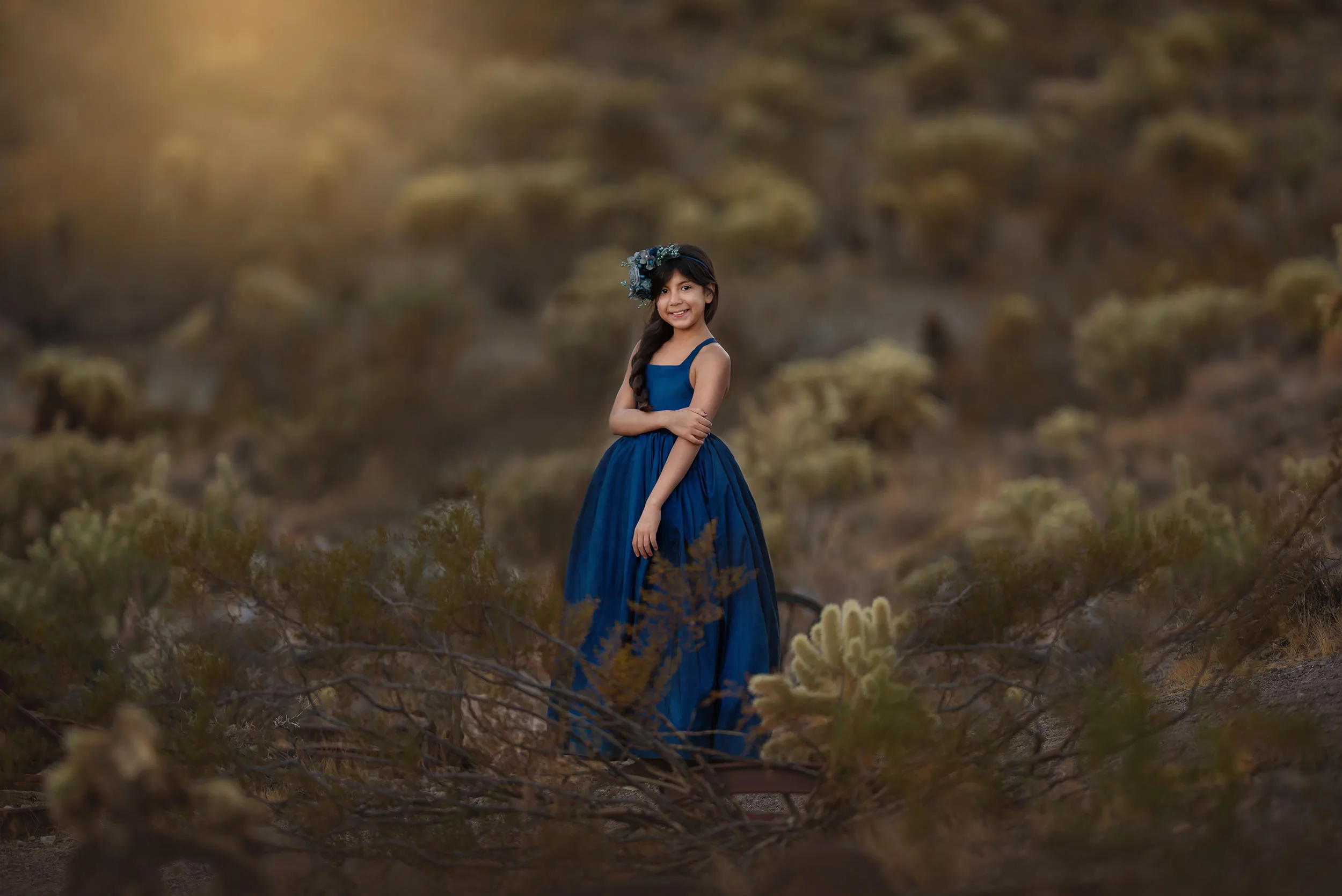 fine art child portraits las vegas princess gown