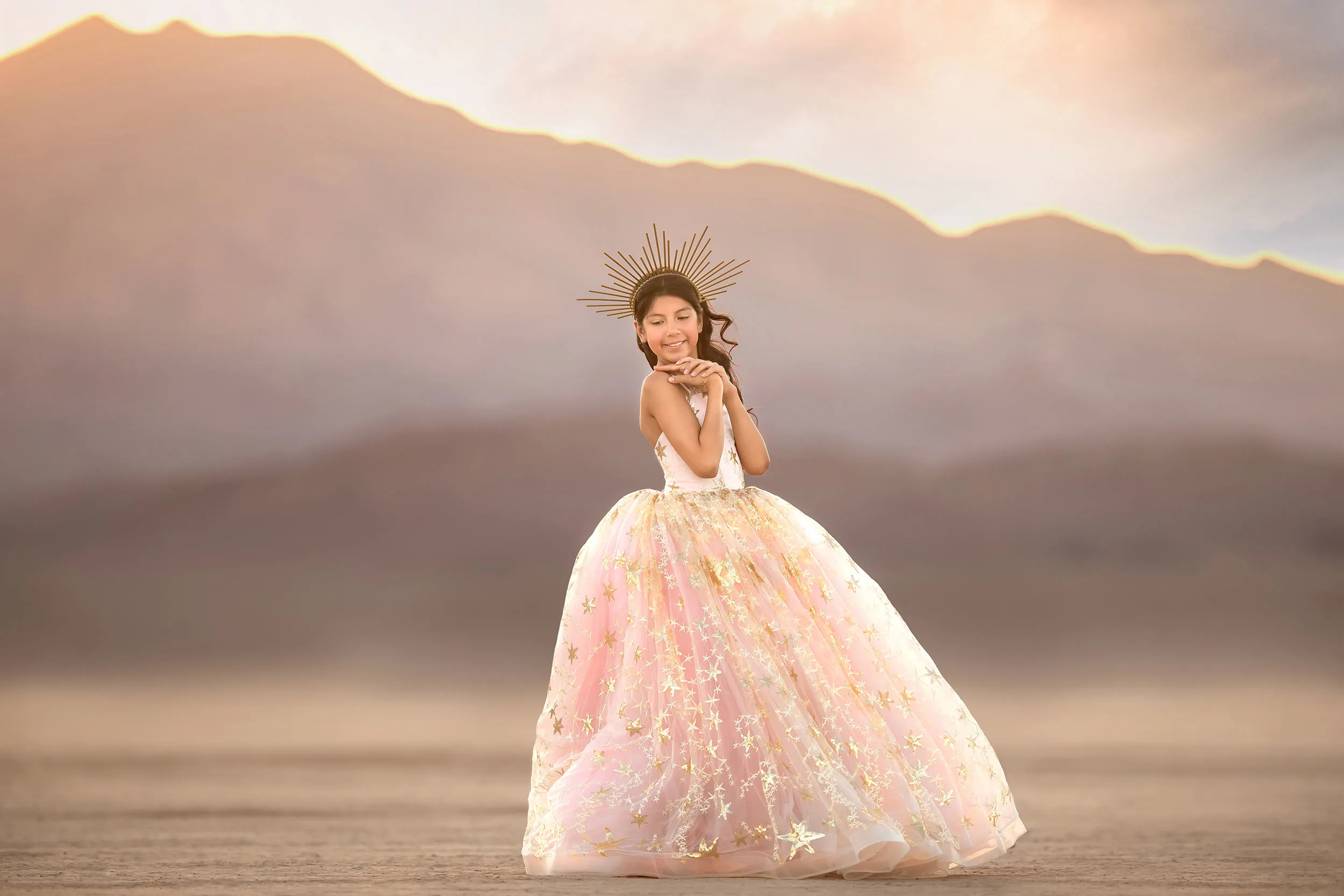 las vegas childrens photographer dry desert lake bed