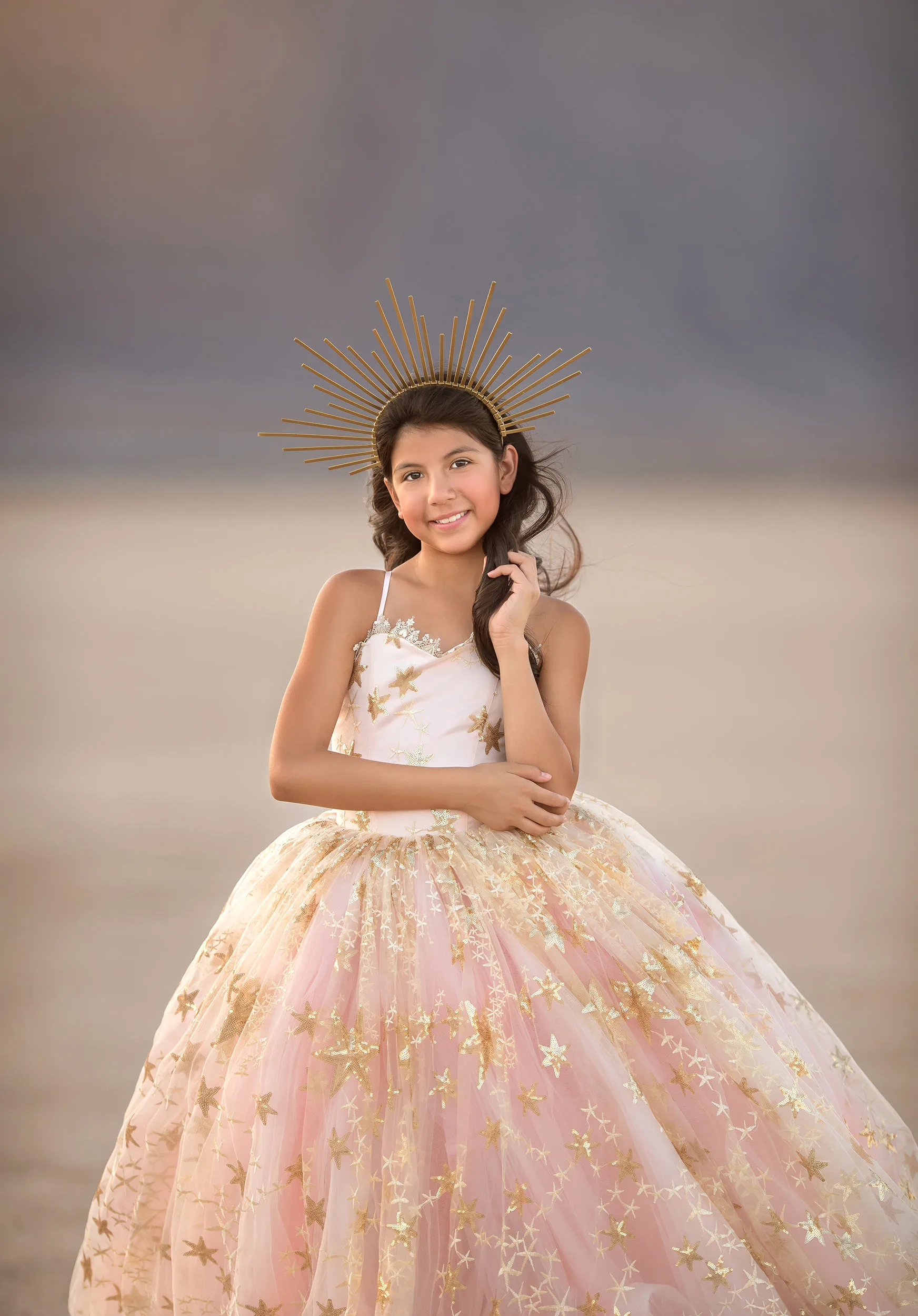 las vegas childrens photography dry desert lake bed