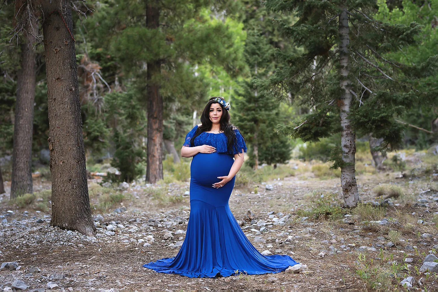las vegas maternity photography mountain session