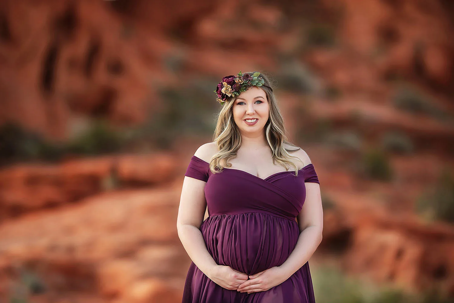 las vegas maternity photography valley of fire