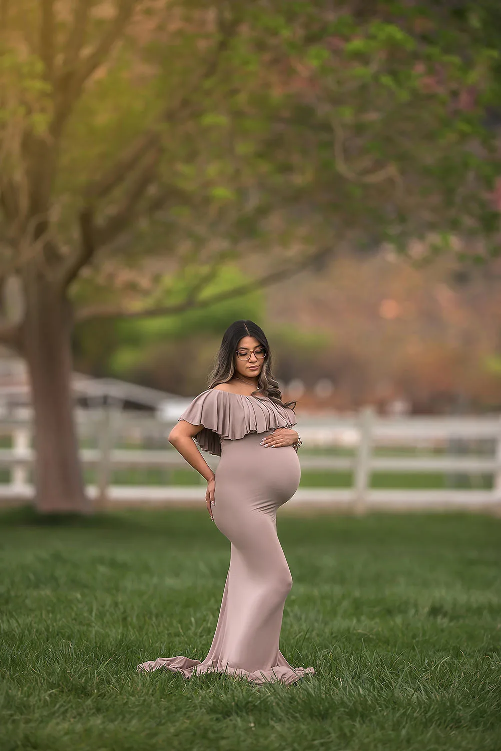 las vegas maternity photos spring mountain ranch