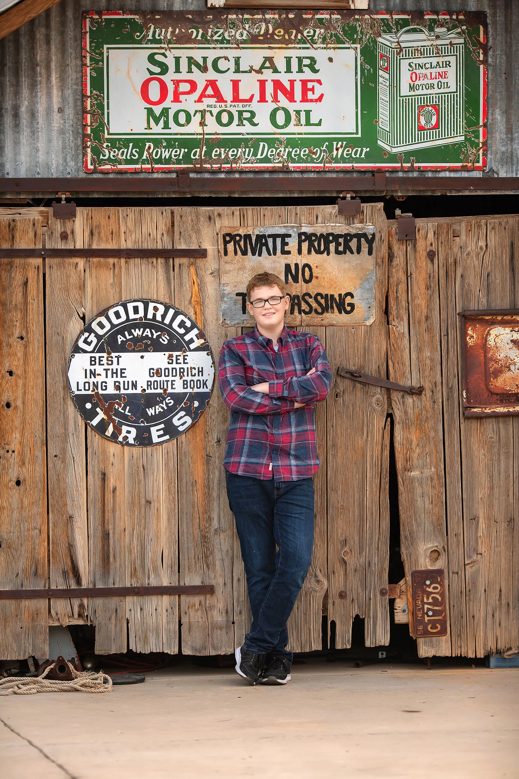 las vegas senior portrait photographer ghost town