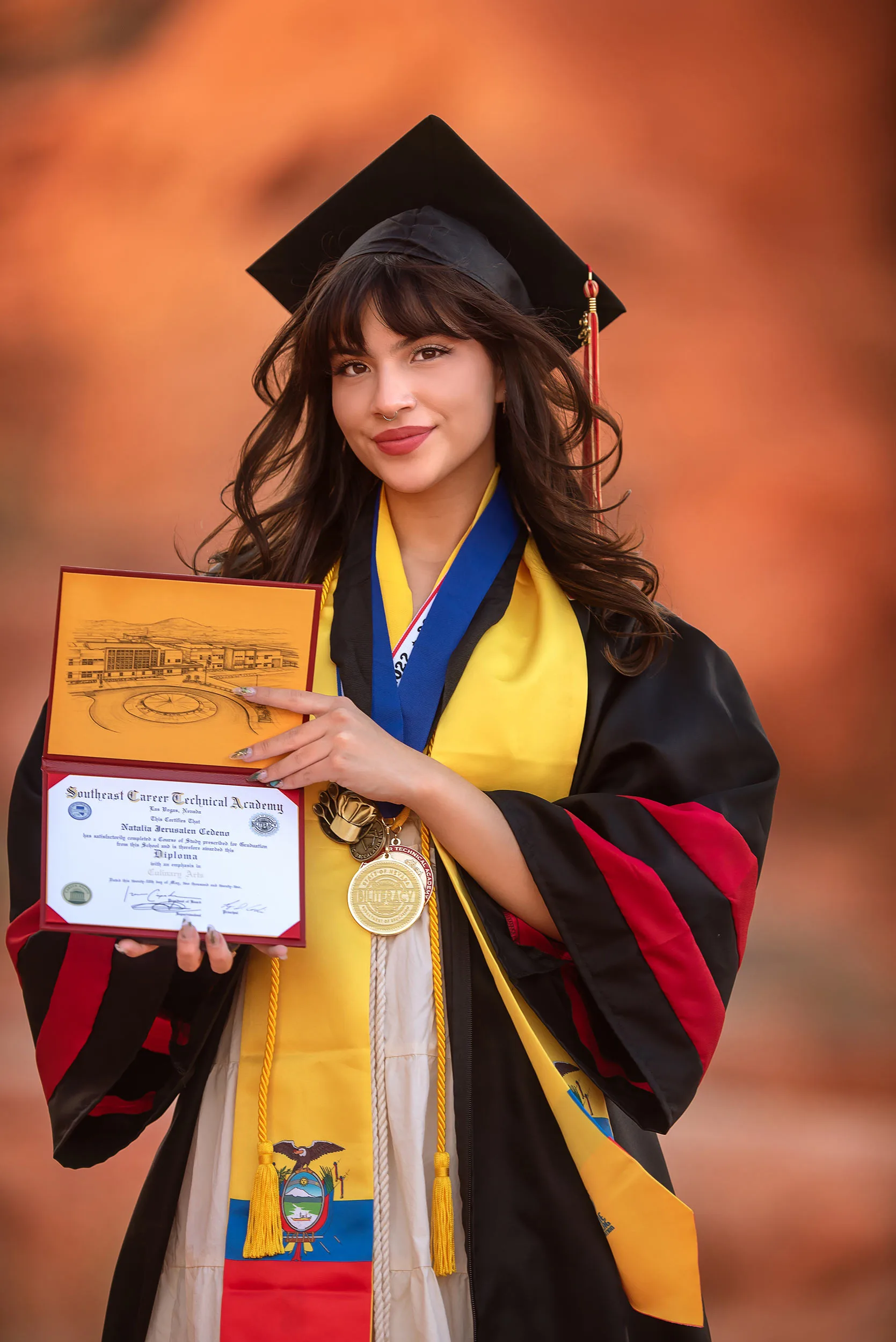 senior portrait photography session las vegas