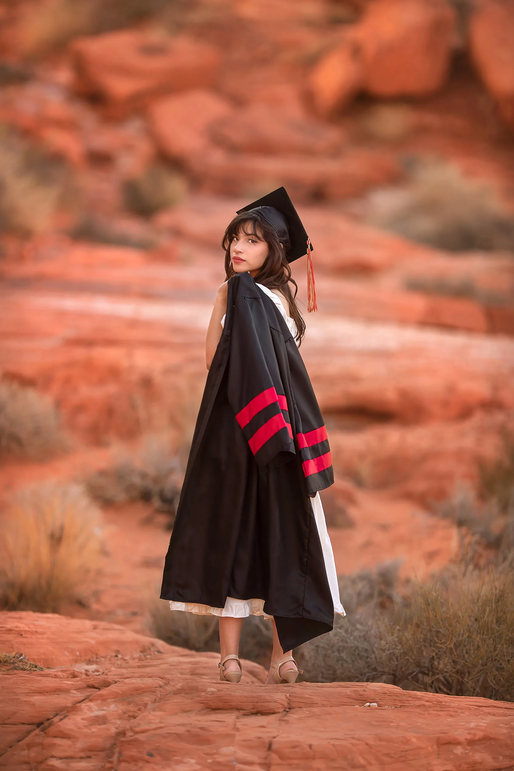 senior portraits las vegas valley of fire