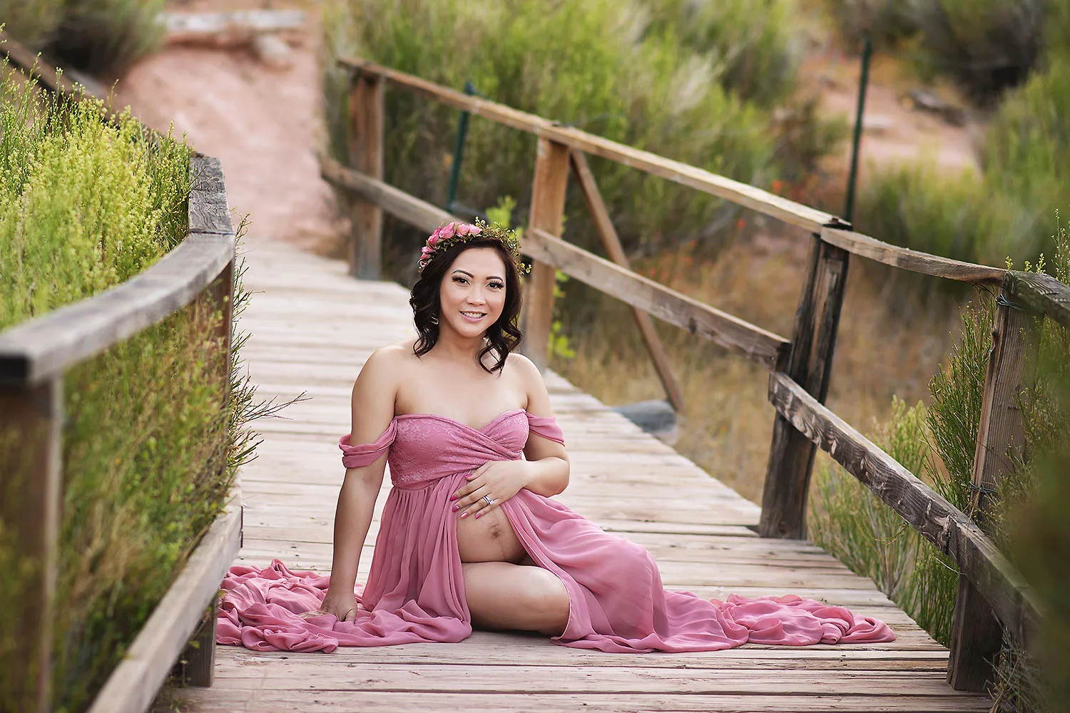 spring mountain ranch maternity photos las vegas