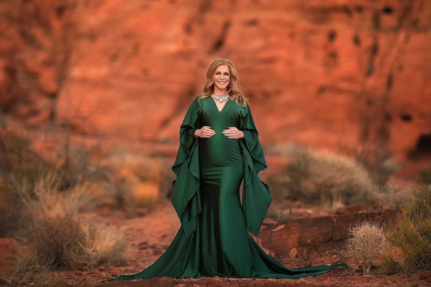 valley of fire las vegas maternity photographer