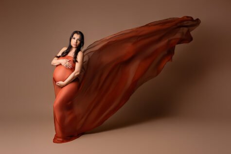 Silk Burnt Orange Silk Burnt Orange
